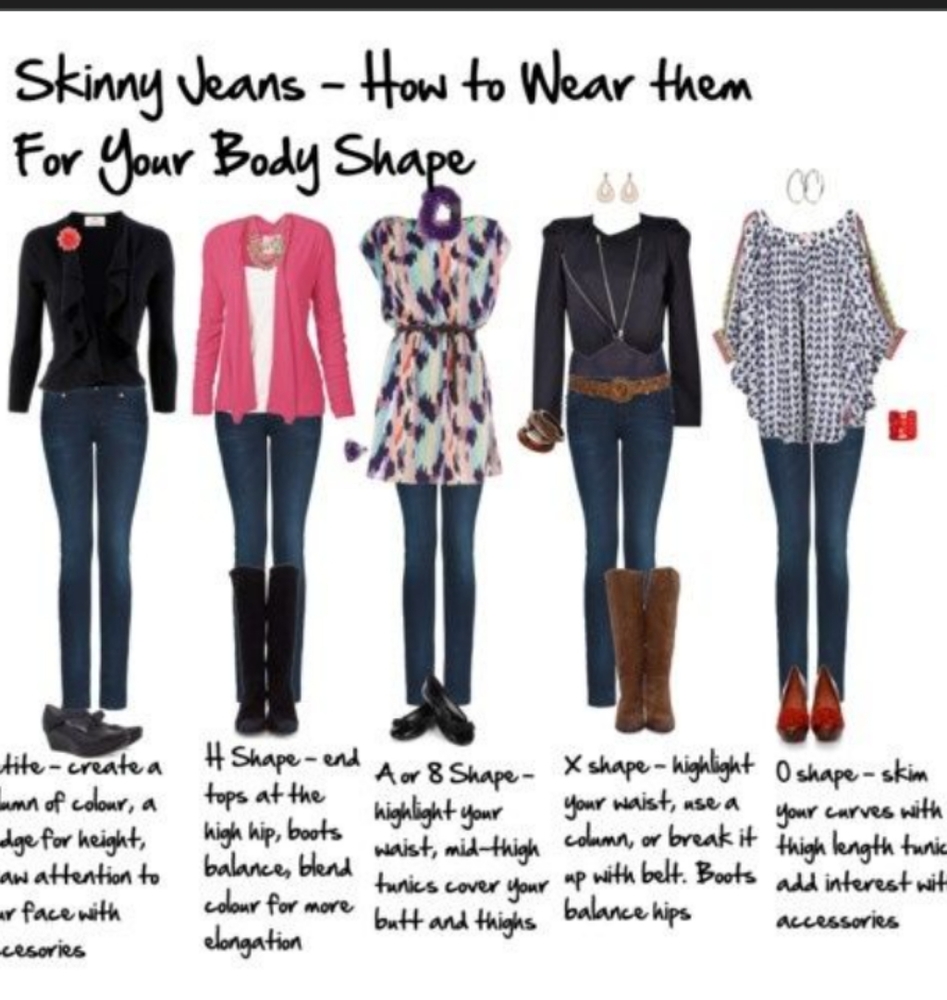 How to wear Skinny Jeans for your Body type